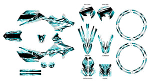 Kit déco Beta RR 50 Motard 2011-2020 Shaker | autocollants moto | personnalisation 50cc | armysctv