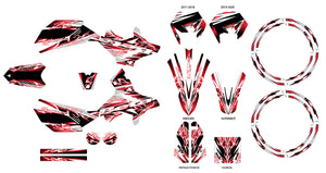 Kit déco Beta RR 50 Motard 2011-2020 Shaker | autocollants moto | personnalisation 50cc | armysctv