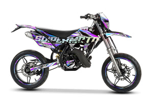 Kit pegatinas Beta RR 50 Motard 2011-2020 Shiro | pegatinas para moto | personalización 50cc | armysctv