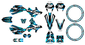 Kit pegatinas Beta RR 50 Motard 2011-2020 Visión | pegatinas para moto | personalización 50cc | armysctv