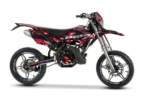 Graphics kit Beta RR 50 Motard 2011-2020 Wheelyz | motorcycle stickers | 50cc customization | armysctv
