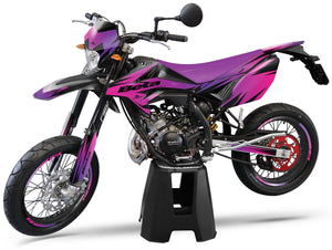 Deko-sett Beta RR 50 Motard 2011-2020 X-Fast | motorsykkelklistremerker | tilpasning 50cc | armysctv