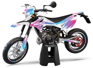 Deko-sett Beta RR 50 Motard 2011-2020 X-Fast | motorsykkelklistremerker | tilpasning 50cc | armysctv