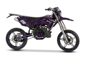 Kit déco Beta RR 50 Motard 2011-2020 Zebra style | autocollants moto | personnalisation 50cc | armysctv