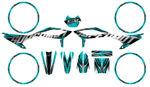 Graphics kit Beta RR 50 Motard 2021-2025 Illuzion | motorcycle stickers | 50cc customization | armysctv