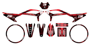 Dekor kit Beta RR 50 Motard 2021-2025 Gold und Platin | Motorradaufkleber | Personalisierung 50cc | armysctv