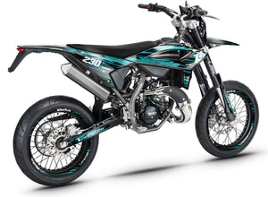 Dekor kit Beta RR 50 Motard 2021-2025 Gold und Platin | Motorradaufkleber | Personalisierung 50cc | armysctv