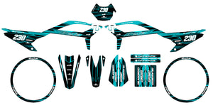 Dekor kit Beta RR 50 Motard 2021-2025 Gold und Platin | Motorradaufkleber | Personalisierung 50cc | armysctv