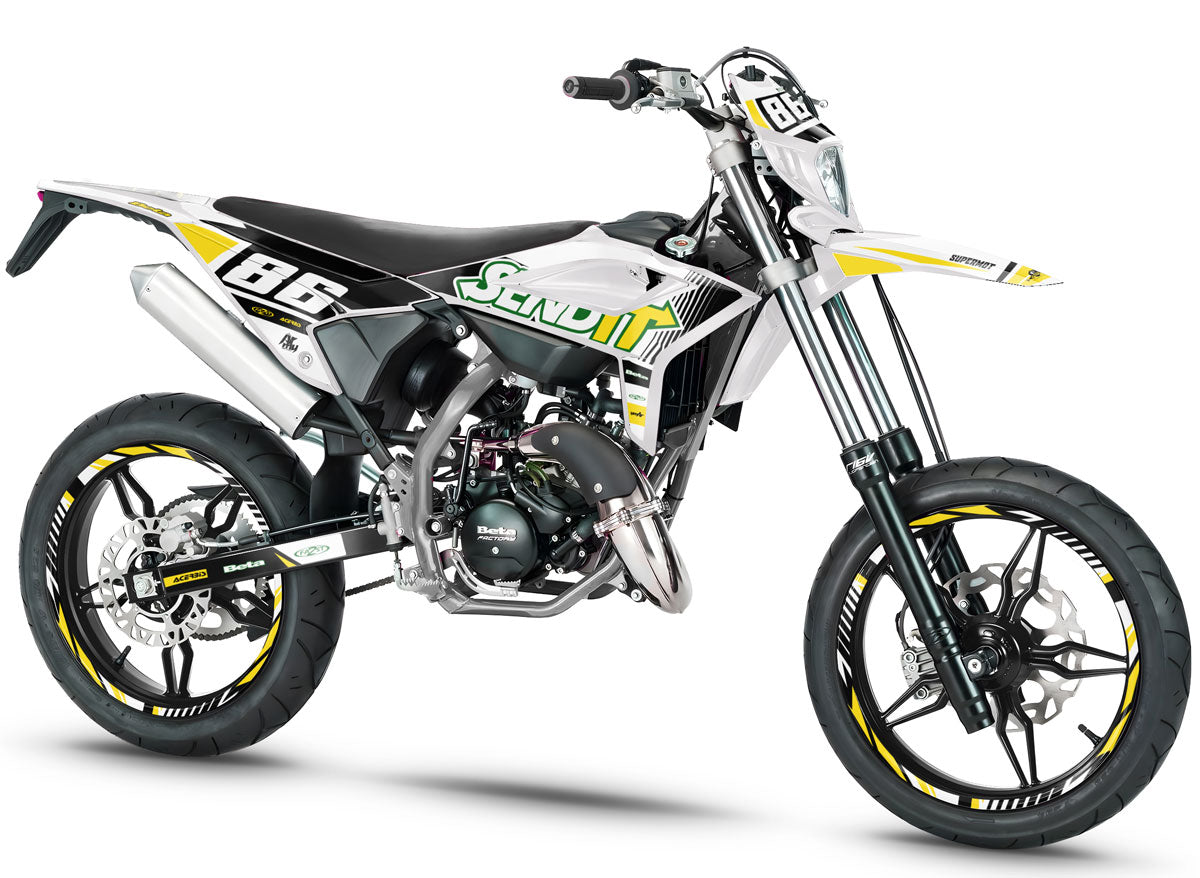 Dekor kit Beta RR 50 Motard 2021-2025 Los geht's! | Motorradaufkleber | Personalisierung 50cc | armysctv