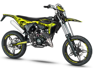 Dekor kit Beta RR 50 Motard 2021-2025 Sonnige Nächte | Motorradaufkleber | Personalisierung 50cc | armysctv