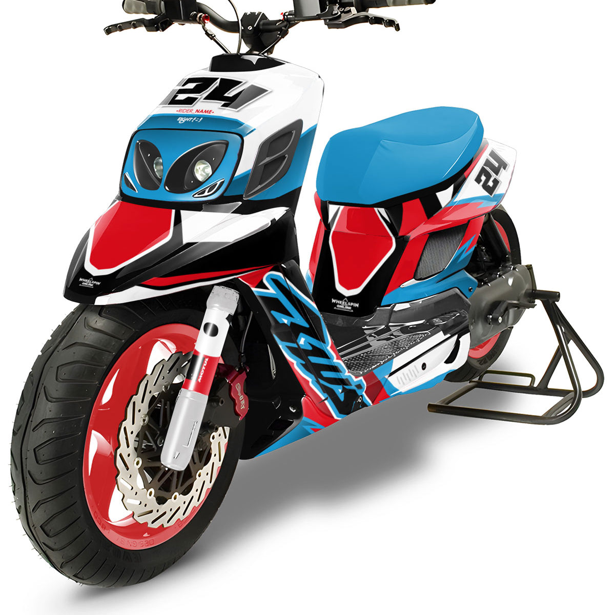 Kit pegatinas MBK Booster RX BCD/Yamaha BW's RX BCD Solitude | pegatinas para moto | personalización 50cc | armysctv