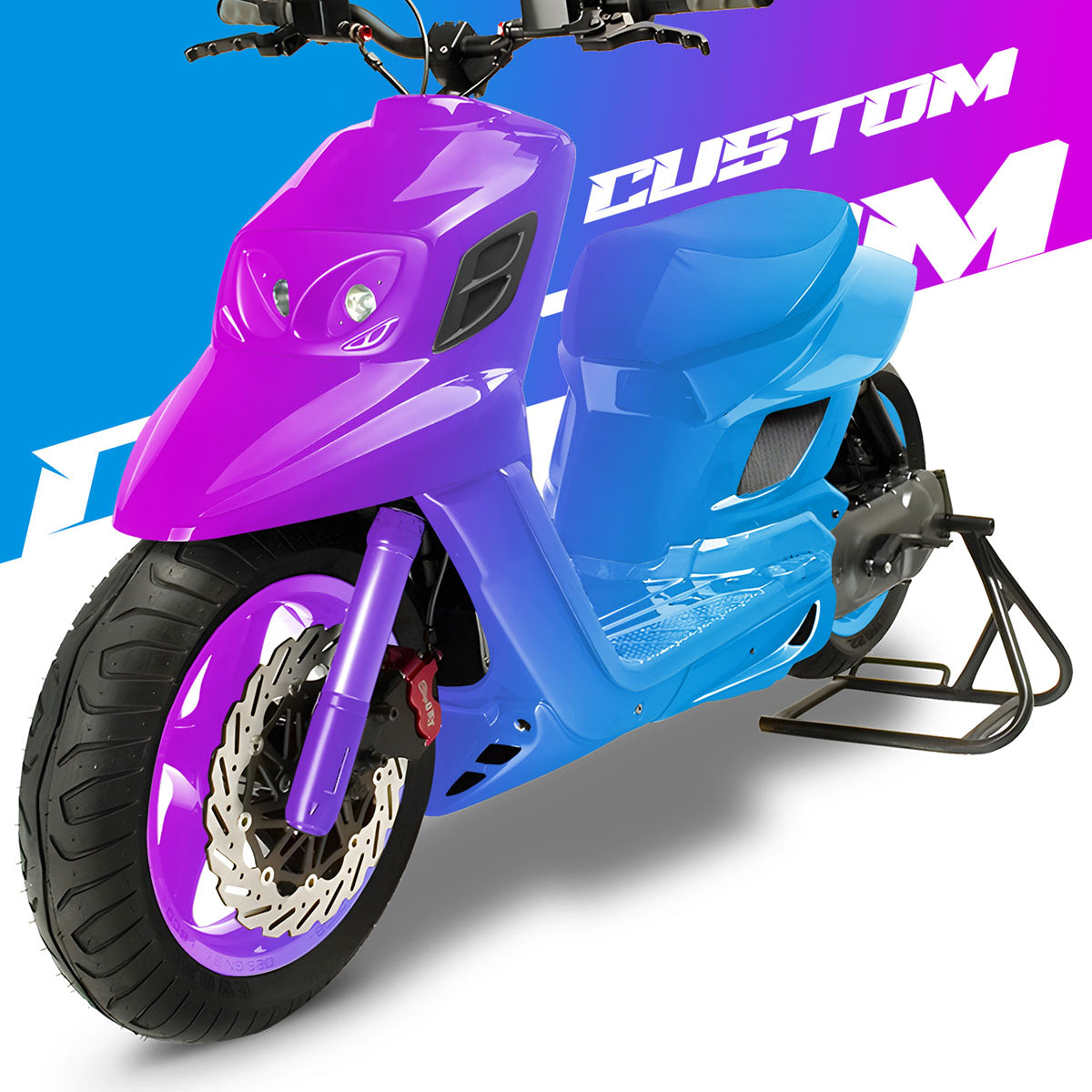 kit de decoración 100% personalizado Booster RX BCD / Yamaha BW'S RX BCD | adhesivos para moto | personalización 50cc | armysctv