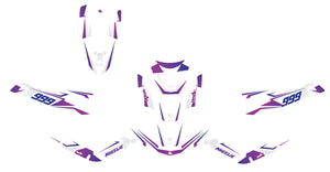 Kit pegatinas 50cc MBK Booster / Yamaha BW's 2004-2018 Luz fría | pegatinas para moto | personalización 50cc | armysctv
