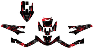 50cc Graphics kit MBK Booster / Yamaha BW's 2004-2018 Dark cold | motorcycle stickers | 50cc customization | armysctv