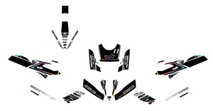 50cc Graphics kit MBK Booster / Yamaha BW's 2004-2018 Droid | motorcycle stickers | 50cc customization | armysctv