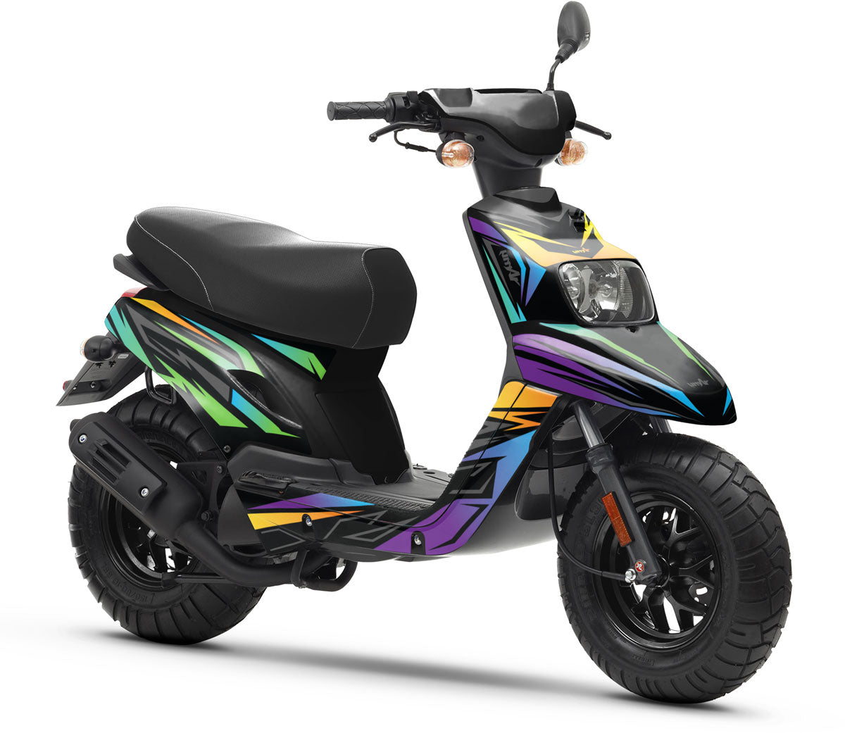Kit déco 50cc MBK Booster / Yamaha BW's 2004-2018 Army Eclipse | autocollants moto | personnalisation 50cc | armysctv
