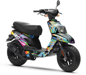 50cc Graphics kit MBK Booster / Yamaha BW's 2004-2018 Fourtwenty | motorcycle stickers | 50cc customization | armysctv