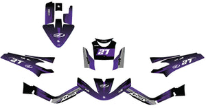 Dekor kit 50cc MBK Booster / Yamaha BW's 2004-2018 Siebte | Motorradaufkleber | Personalisierung 50cc | armysctv
