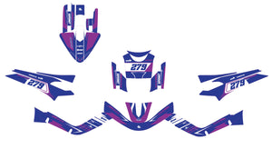 50cc Graphics kit MBK Booster / Yamaha BW's 2004-2018 Army Skynine | motorcycle stickers | 50cc customization | armysctv