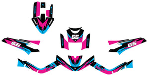Dekor kit 50cc MBK Booster / Yamaha BW's 2004-2018 Stream | Motorradaufkleber | Personalisierung 50cc | armysctv