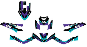 Dekor kit 50cc MBK Booster / Yamaha BW's 2004-2018 Stream | Motorradaufkleber | Personalisierung 50cc | armysctv