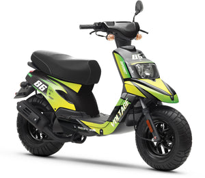 Dekor kit 50cc MBK Booster / Yamaha BW's 2004-2018 Yoshi | Motorradaufkleber | Personalisierung 50cc | armysctv