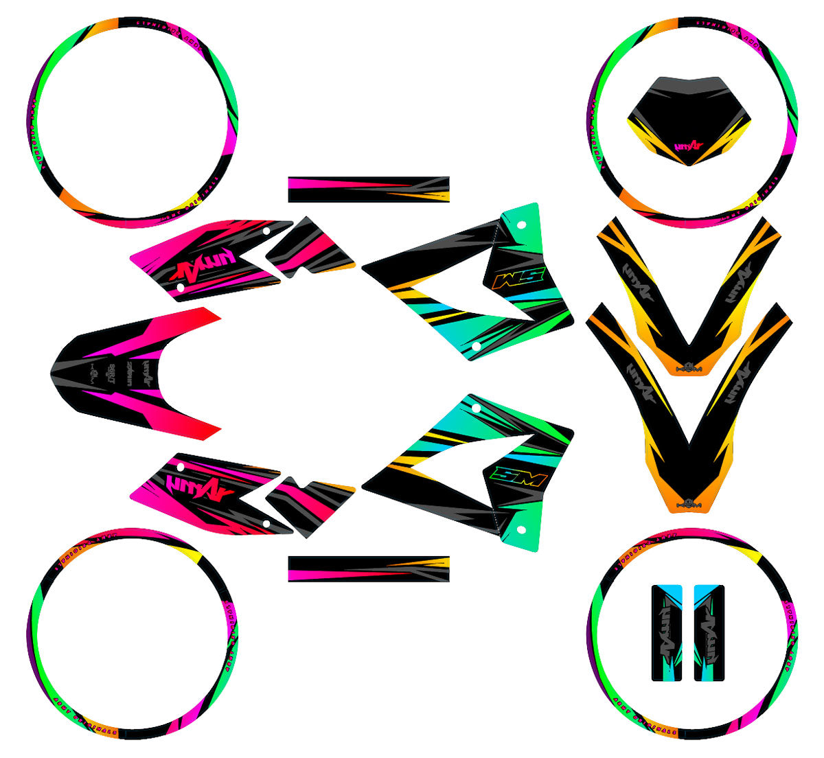 50cc Graphics kit CPI SMX 2005-2015 Eclipse