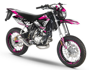 Dekor kit 50cc CPI SMX 2005-2015 Illuzion - Supermotard individuell gestaltet mit modernem Design aus hochwertigem Vinyl.