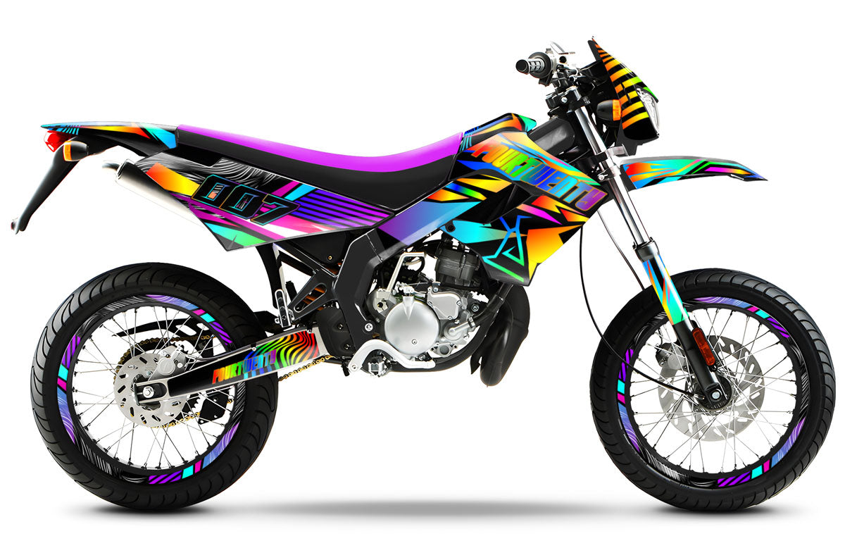 Dekor kit Derbi Senda Victoria Bull 50cc 2003-2010 Fourtwenty | Motorradaufkleber | Personalisierung 50cc | armysctv