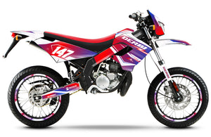Kit déco Derbi Senda Victoria Bull 50cc 2003-2010 France | autocollants moto | personnalisation 50cc | armysctv