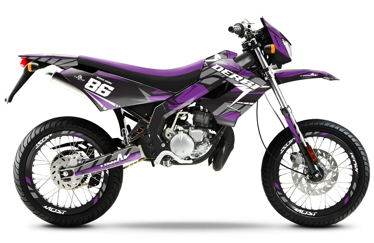 Kit déco Derbi Senda Victoria Bull 50cc 2003-2010 Frost | autocollants moto | personnalisation 50cc | armysctv