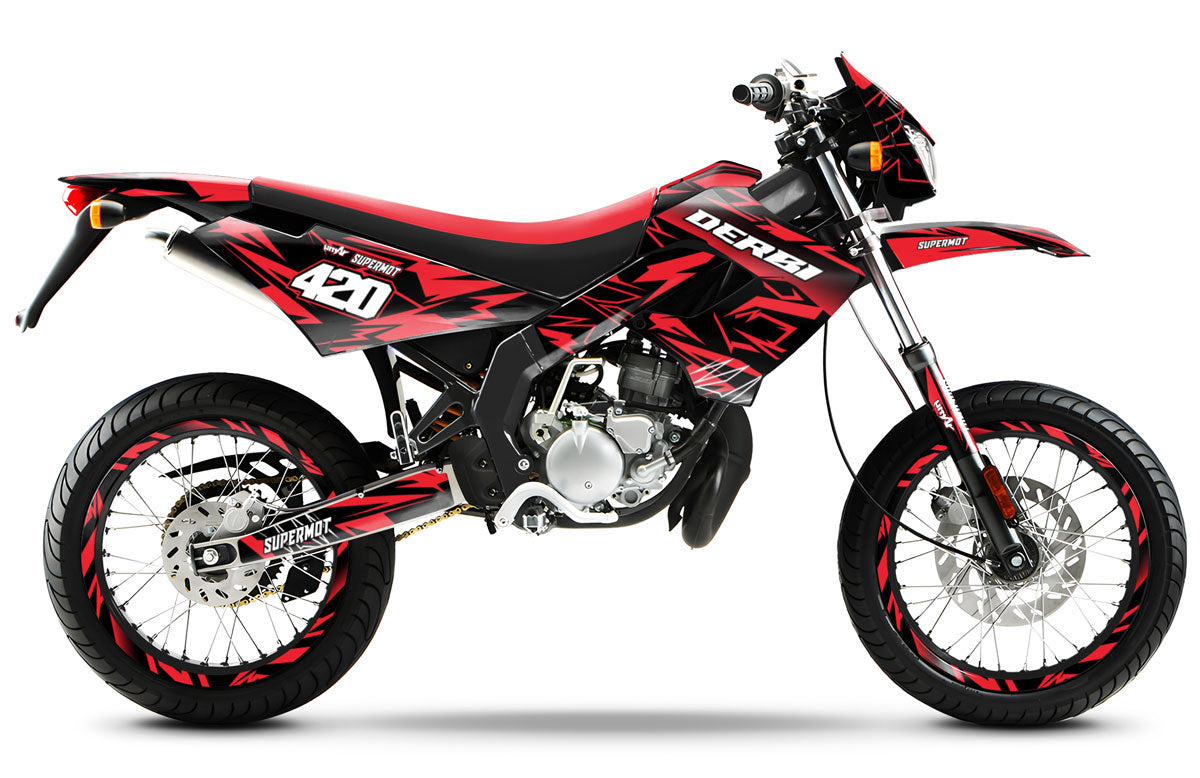 Kit pegatinas Derbi Senda Victoria Bull 50cc 2003-2010 Octavo | pegatinas para moto | personalización 50cc | armysctv