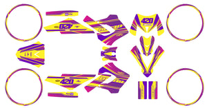 Dekor kit 50cc Derbi Senda Victoria Bull 50cc 2003-2010 Kunst | Motorradaufkleber | Personalisierung 50cc | armysctv
