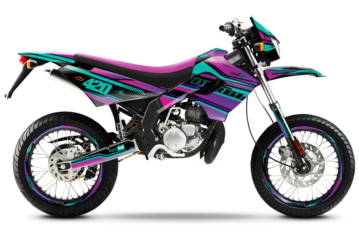 Dekor kit 50cc Derbi Senda Victoria Bull 50cc 2003-2010 Kunst | Motorradaufkleber | Personalisierung 50cc | armysctv
