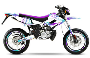 Kit déco 50cc Derbi Senda Victoria Bull 50cc 2003-2010 Lys | autocollants moto | personnalisation 50cc | armysctv