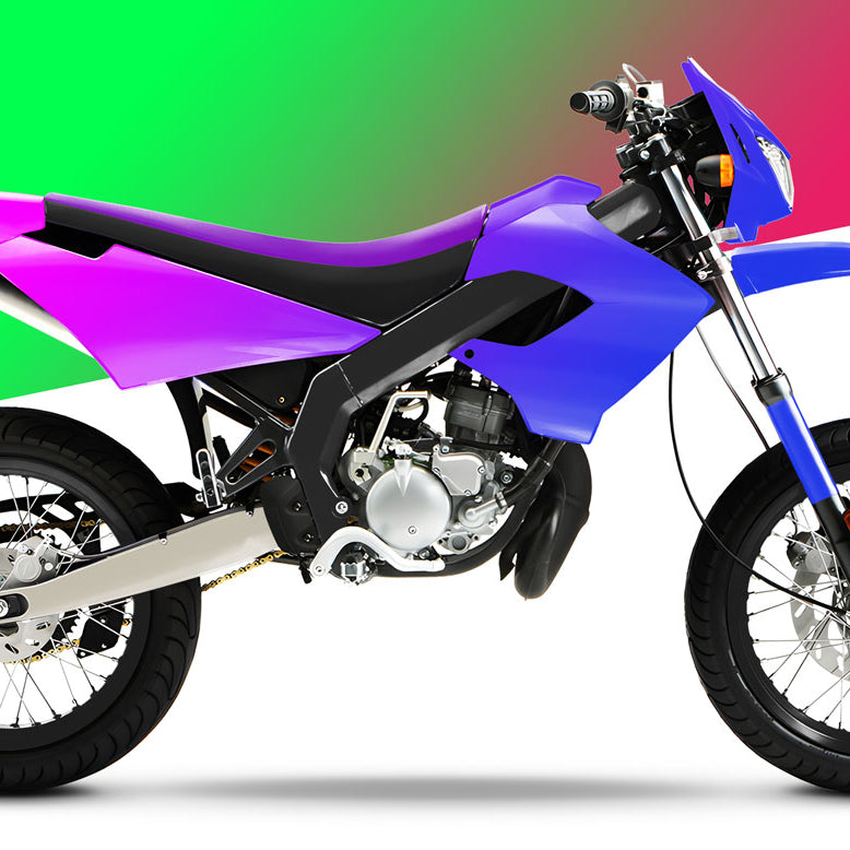 Kit déco 100% perso Derbi Senda Victoria Bull 50cc 2003-2010 | autocollants moto | personnalisation 50cc | armysctv