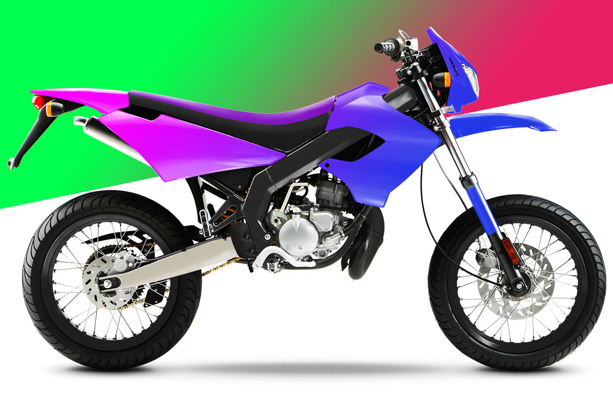 Kit déco 100% perso Derbi Senda Victoria Bull 50cc 2003-2010 | autocollants moto | personnalisation 50cc | armysctv