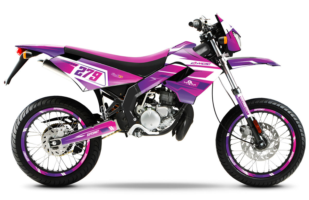 Kit déco 50cc Derbi Senda Victoria Bull 50cc 2003-2010 Racing Style | autocollants moto | personnalisation 50cc | armysctv