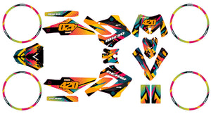 Kit déco 50cc Derbi Senda Victoria Bull 50cc 2003-2010 Shape | autocollants moto | personnalisation 50cc | armysctv