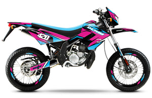 Dekor kit 50cc Derbi Senda Victoria Bull 50cc 2003-2010 Stream | Motorradaufkleber | 50cc Personalisierung | armysctv