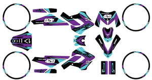 Dekor kit 50cc Derbi Senda Victoria Bull 50cc 2003-2010 Stream | Motorradaufkleber | 50cc Personalisierung | armysctv