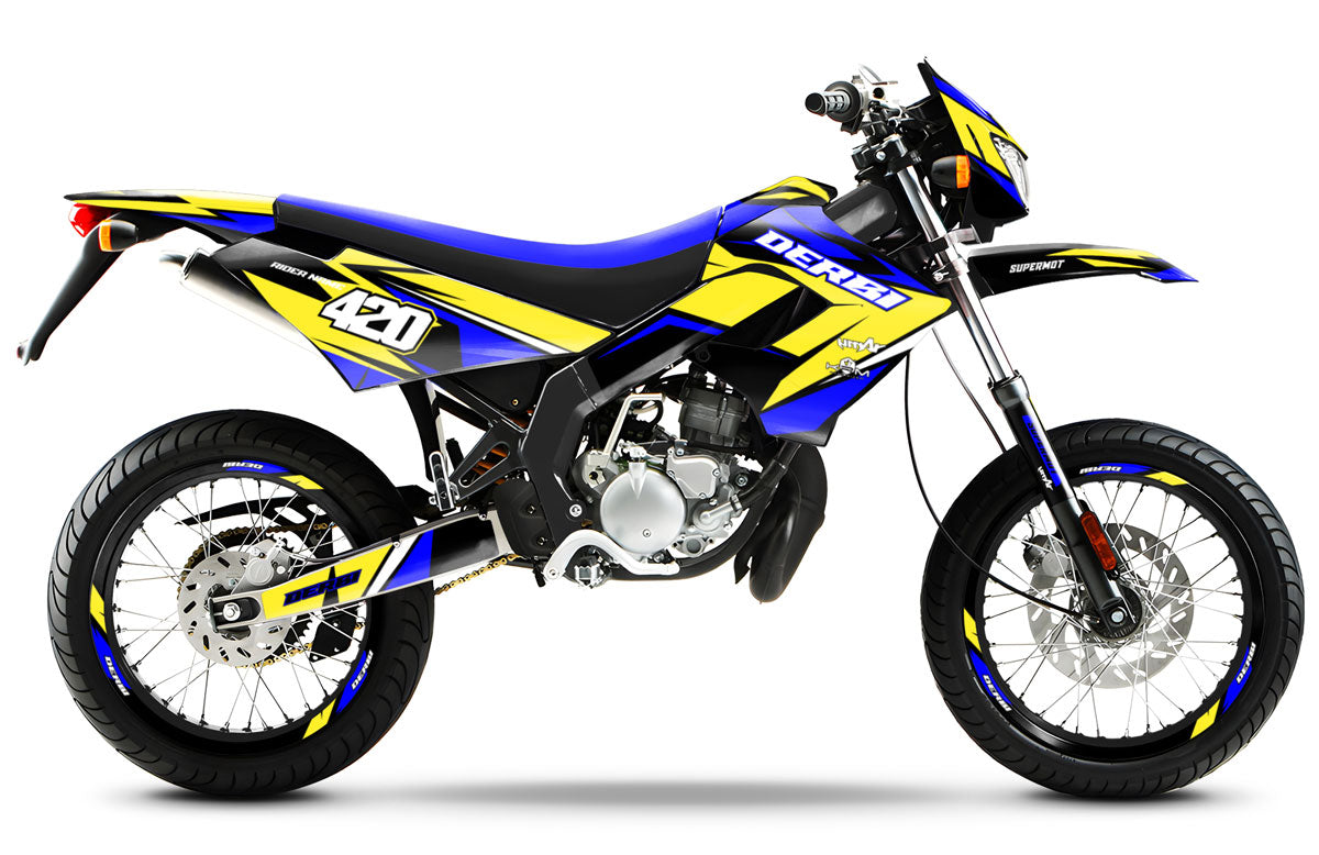 Kit déco 50cc Derbi Senda Victoria Bull 50cc 2003-2010 Stream | autocollants moto | personnalisation 50cc | armysctv