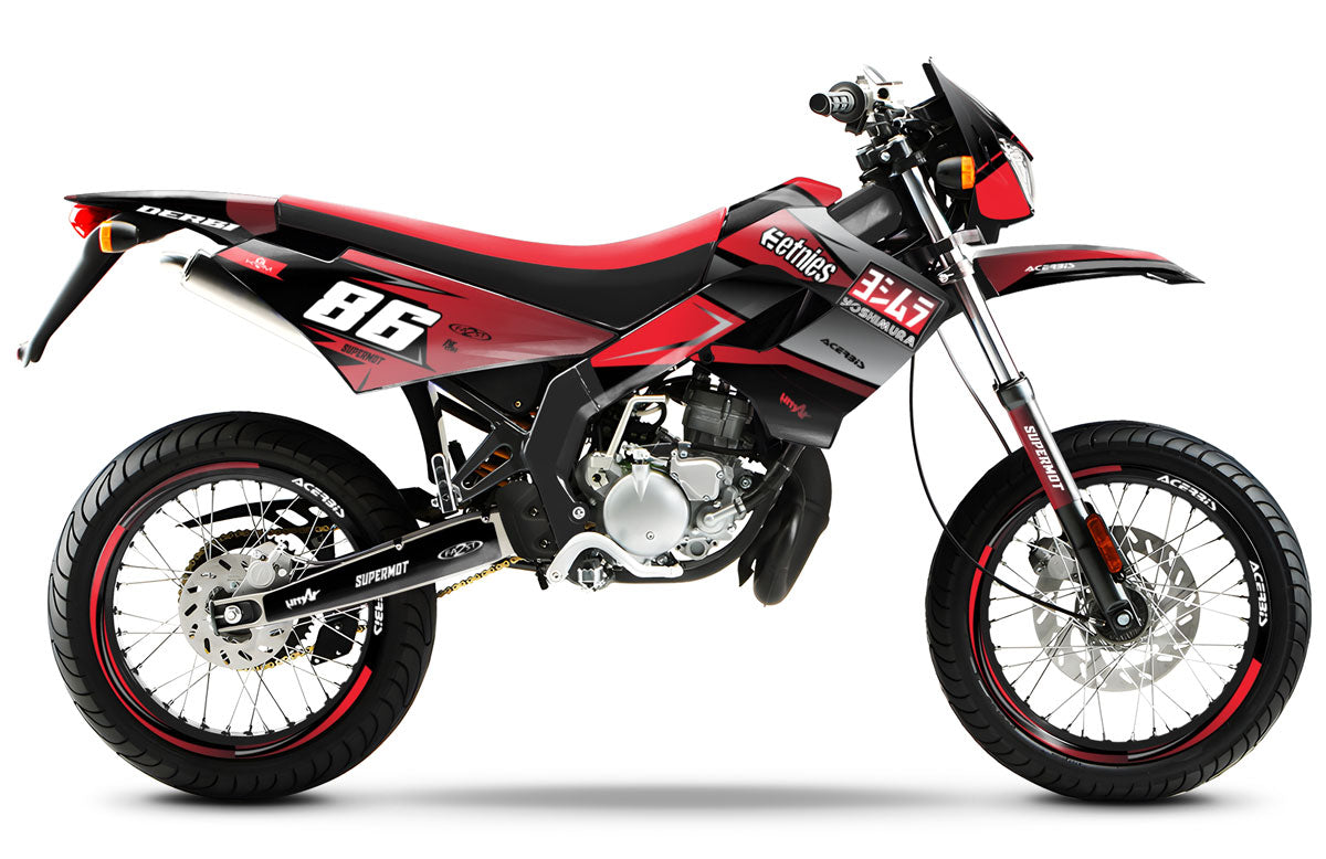 50cc Graphics kit Derbi Senda Victoria Bull 50cc 2003-2010 Yoshi | motorcycle stickers | 50cc customization | armysctv