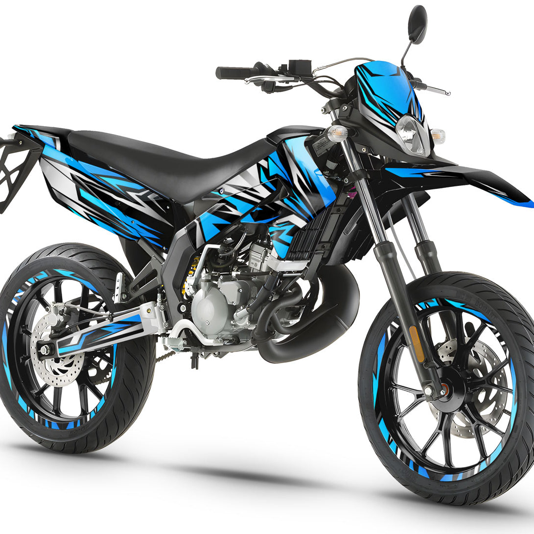Kit déco Derbi Senda xtreme 50cc 2011-2017 All Inn | autocollants moto | personnalisation 50cc | armysctv