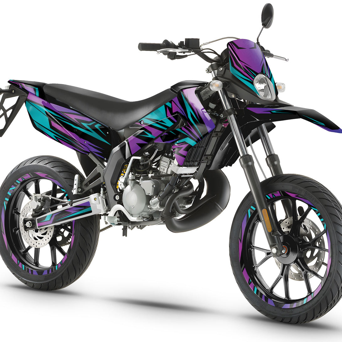 Kit déco Derbi Senda xtreme 50cc 2011-2017 All Inn | autocollants moto | personnalisation 50cc | armysctv