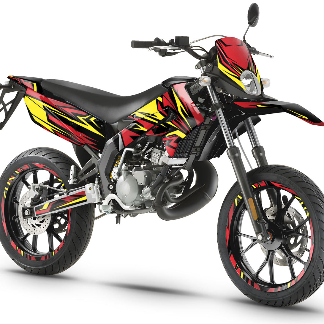 Kit déco Derbi Senda xtreme 50cc 2011-2017 All Inn | autocollants moto | personnalisation 50cc | armysctv
