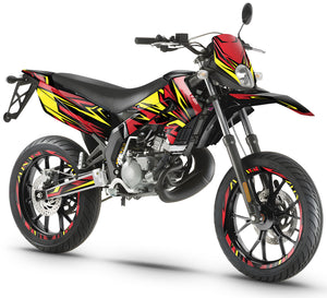 Dekor kit Derbi Senda xtreme 50cc 2011-2017 All Inn | Motorradaufkleber | Personalisierung 50cc | armysctv