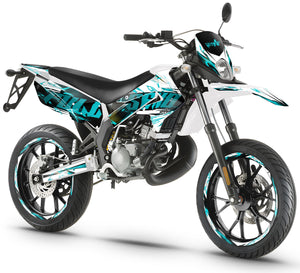 Derbi Senda Xtreme 50cc 2011-2017 Graphics kit Haymaker | motorcycle stickers | 50cc customization | armysctv
