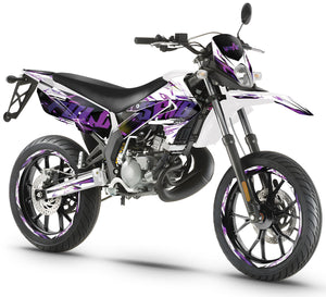 Derbi Senda Xtreme 50cc 2011-2017 Graphics kit Haymaker | motorcycle stickers | 50cc customization | armysctv