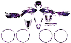 Derbi Senda Xtreme 50cc 2011-2017 Graphics kit Haymaker | motorcycle stickers | 50cc customization | armysctv